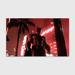 Бумага для упаковки Бэтмен красный ночной город, цвет: 3D-принт