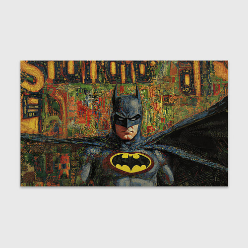 Бумага для упаковки Текстурный Бэтмен / 3D-принт – фото 1