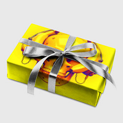 Бумага для упаковки Yellow bananas skull - cyberpunk, цвет: 3D-принт — фото 2