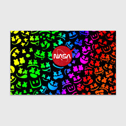 Бумага для упаковки Marshmello x NASA gradient, цвет: 3D-принт