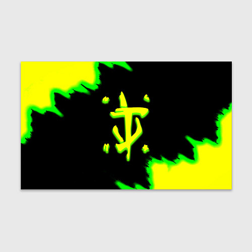 Бумага для упаковки Doom огненное лого краски / 3D-принт – фото 1