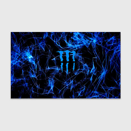 Бумага для упаковки Monster energy искры дымы / 3D-принт – фото 1