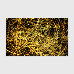 Бумага для упаковки Золотое плетение на черном, цвет: 3D-принт