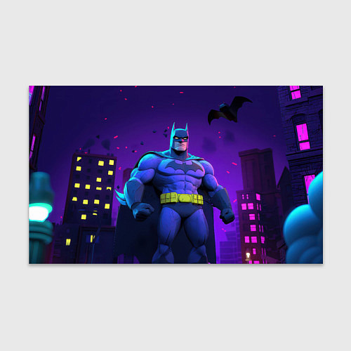 Бумага для упаковки Бэтмен объемная модель / 3D-принт – фото 1