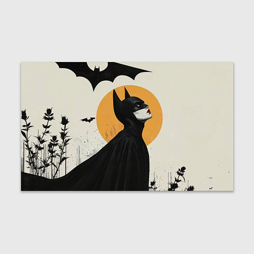 Бумага для упаковки Девушка Бэтмен / 3D-принт – фото 1