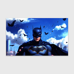 Бумага для упаковки Бэтмен синее небо, цвет: 3D-принт