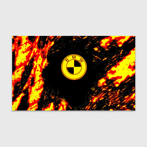 Бумага для упаковки BMW огненные краски / 3D-принт – фото 1