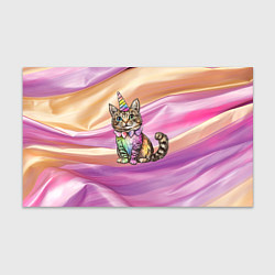 Бумага для упаковки Котенок в костюме единорога, цвет: 3D-принт