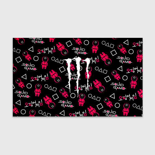 Бумага для упаковки Monster energy x Ojingeo geim / 3D-принт – фото 1