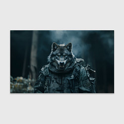 Бумага для упаковки Солдат волк, цвет: 3D-принт