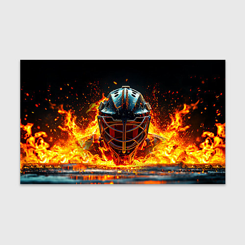 Бумага для упаковки Голкипер в огне / 3D-принт – фото 1