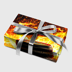 Бумага для упаковки Шайба в огне, цвет: 3D-принт — фото 2