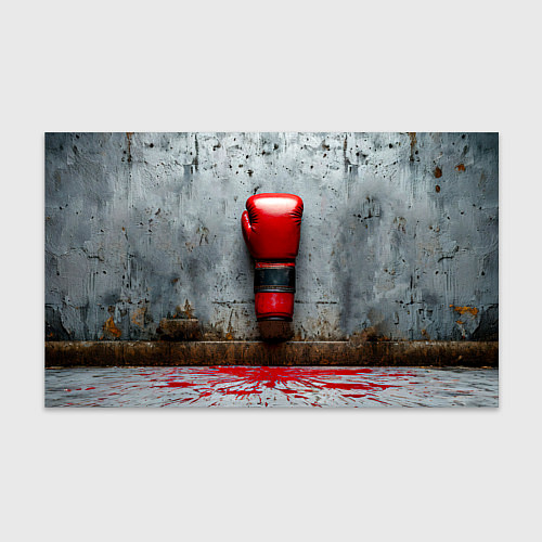 Бумага для упаковки Кикбоксеркие перчатки на сером / 3D-принт – фото 1