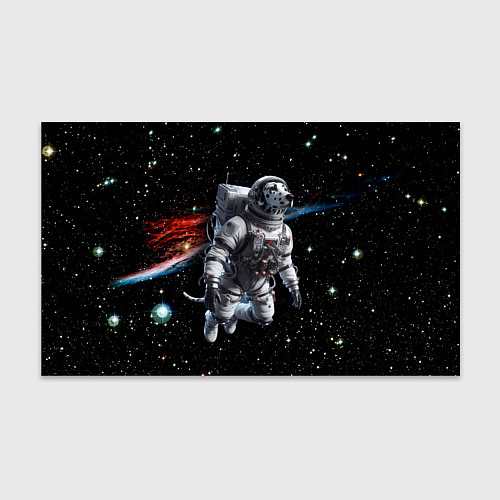 Бумага для упаковки The dalmatian brave cosmonaut - ai art / 3D-принт – фото 1