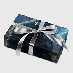 Бумага для упаковки Волк в доспехах, цвет: 3D-принт — фото 2