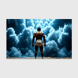 Бумага для упаковки Мухаммед Али в синем дыму, цвет: 3D-принт