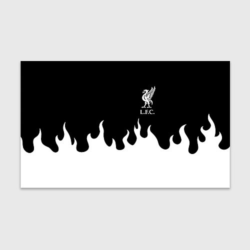 Бумага для упаковки Liverpool белый огонь / 3D-принт – фото 1