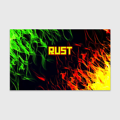 Бумага для упаковки RUST огненная текстура / 3D-принт – фото 1