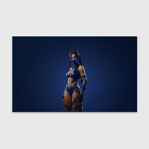 Бумага для упаковки Китана в латексном костюме / 3D-принт – фото 1