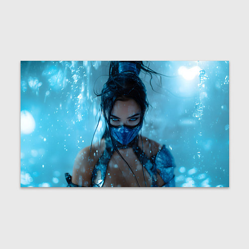 Бумага для упаковки Китана и снежный фон / 3D-принт – фото 1