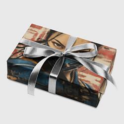 Бумага для упаковки Боец Мортал комбат Китана, цвет: 3D-принт — фото 2