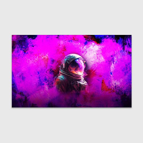 Бумага для упаковки Космонавт красочный / 3D-принт – фото 1