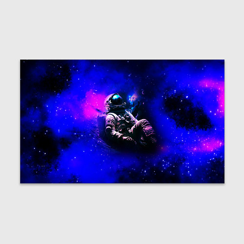 Бумага для упаковки Астронавт в пучине / 3D-принт – фото 1