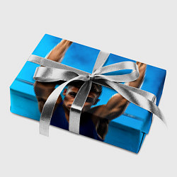 Бумага для упаковки Турникмен синий дым, цвет: 3D-принт — фото 2