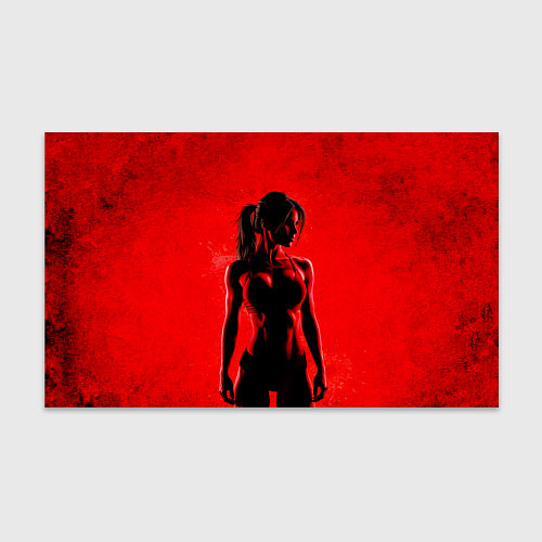 Бумага для упаковки Красная фитоняшка / 3D-принт – фото 1