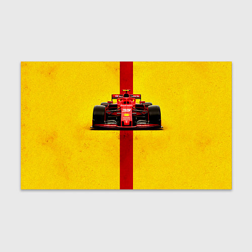 Бумага для упаковки Формула 1 на желтом / 3D-принт – фото 1