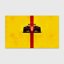 Бумага для упаковки Формула 1 на желтом, цвет: 3D-принт