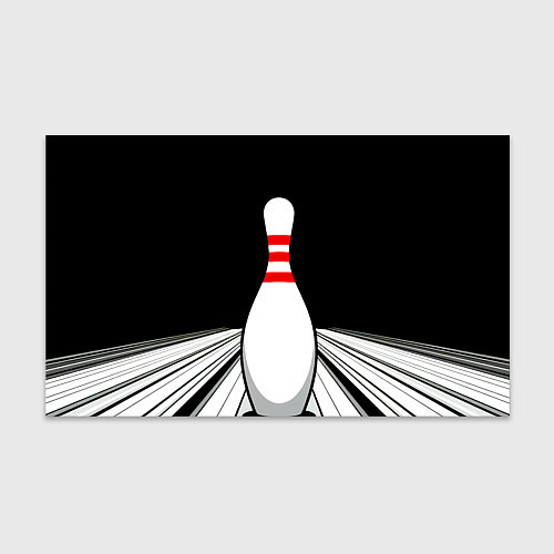 Бумага для упаковки Кегля на черном / 3D-принт – фото 1