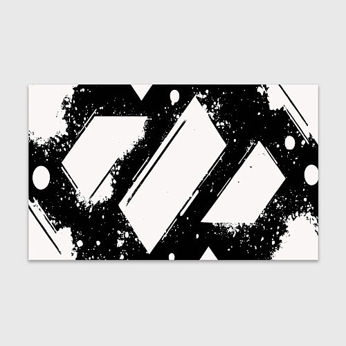 Бумага для упаковки Color black white / 3D-принт – фото 1