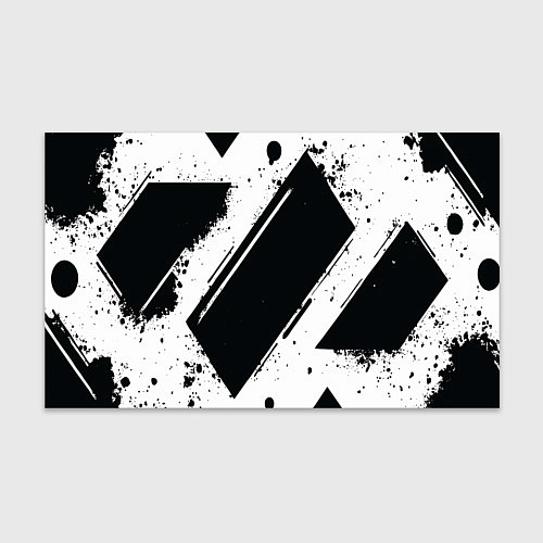 Бумага для упаковки Color black white / 3D-принт – фото 1