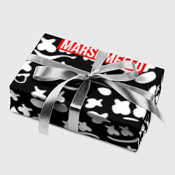 Бумага для упаковки Marshmello black pattern, цвет: 3D-принт — фото 2