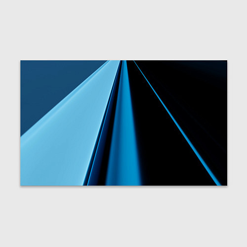 Бумага для упаковки Black blue / 3D-принт – фото 1