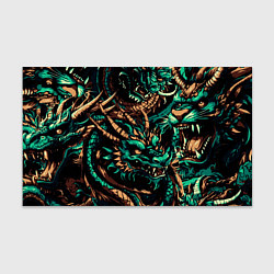 Бумага для упаковки Японские драконы ирезуми