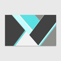 Бумага для упаковки Color black blue, цвет: 3D-принт