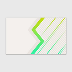 Бумага для упаковки Color white line green, цвет: 3D-принт