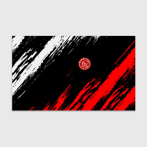 Бумага для упаковки Ajax штрихи красок / 3D-принт – фото 1