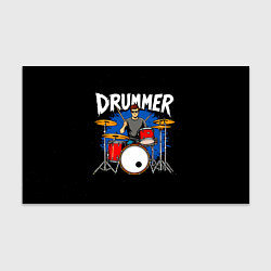 Бумага для упаковки Барабанщик на черном, цвет: 3D-принт