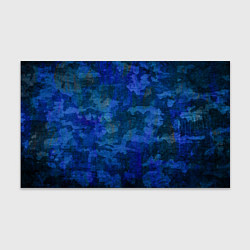 Бумага для упаковки Абстракция - blue uniform camouflage, цвет: 3D-принт