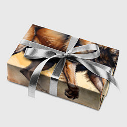 Бумага для упаковки Волк бежит на фоне луны, цвет: 3D-принт — фото 2