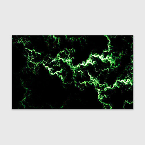 Бумага для упаковки Lightning green glow / 3D-принт – фото 1