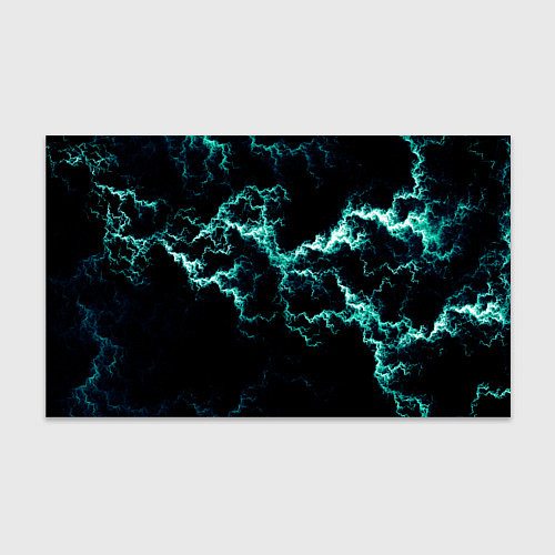 Бумага для упаковки Lightning light blue glow / 3D-принт – фото 1