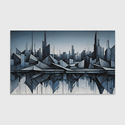 Бумага для упаковки Небоскребы и скалы, цвет: 3D-принт