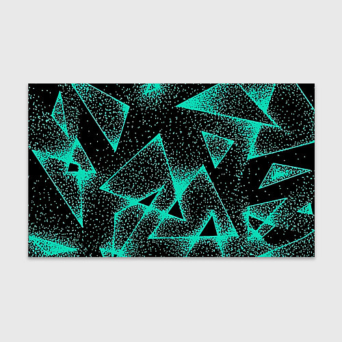 Бумага для упаковки The triangle is light blue / 3D-принт – фото 1