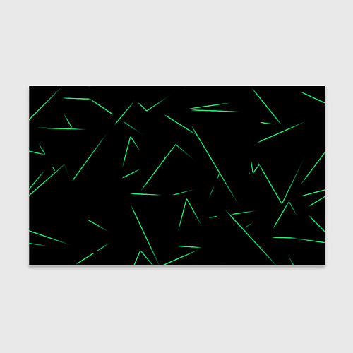 Бумага для упаковки Color light green line / 3D-принт – фото 1