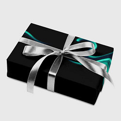 Бумага для упаковки Color light blue abstraction, цвет: 3D-принт — фото 2