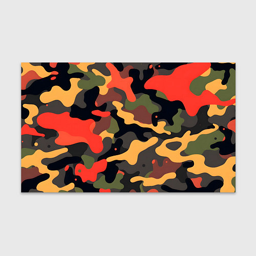 Бумага для упаковки Разноцветный праздничный камуфляж / 3D-принт – фото 1